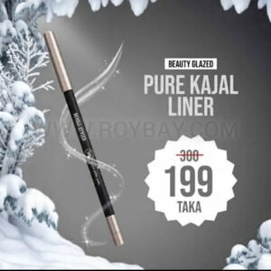 Beauty Glazed Pure Kajal Liner (Shade 199) - Long Lasting, Waterproof & Intense Black Eye Makeup