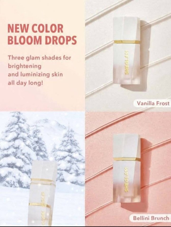 SHEGLAM Glow Bloom Liquid Highlighter-Bellini Brunch